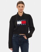 Tommy Jeans Pulover Center Flag DW0DW18528 Relaxed Fit