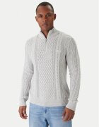 Tommy Jeans Pulover DM0DM22103 Écru Regular Fit