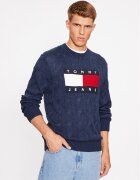 Tommy Jeans Pulover Flag DM0DM17762 Relaxed Fit