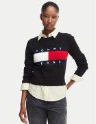 Tommy Jeans Pulover Flag DW0DW22930 Regular Fit