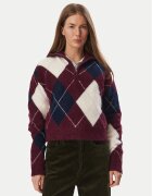 Tommy Jeans Pulover Fluffy DW0DW23351 Regular Fit