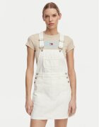 Tommy Jeans Rochie de blugi Logo Pocket Dungaree DW0DW22002 Regular Fit