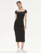 Tommy Jeans Rochie de vară Badge DW0DW17943 Slim Fit