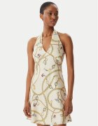 Tommy Jeans Rochie de vară Chain Print DW0DW22346 Slim Fit
