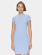 Tommy Jeans Rochie de vară Script DW0DW17926 Albastru celest Regular Fit