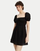 Tommy Jeans Rochie de vară Voile DW0DW21334 Regular Fit