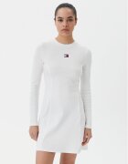 Tommy Jeans Rochie de zi Badge DW0DW20666 Slim Fit