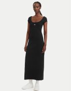 Tommy Jeans Rochie de zi Badge DW0DW22841 Slim Fit