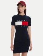 Tommy Jeans Rochie de zi Flag DW0DW22853 Slim Fit