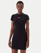 Tommy Jeans Rochie de zi Script DW0DW21186 Slim Fit
