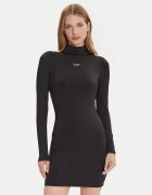Tommy Jeans Rochie de zi Silver Script DW0DW21504 Slim Fit