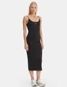 Tommy Jeans Rochie de zi Silver Script DW0DW22334 Slim Fit