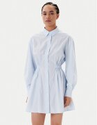 Tommy Jeans Rochie tip cămașă DW0DW21744 Albastru celest Regular Fit