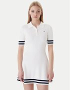 Tommy Jeans Rochie tricotată DW0DW22106 Écru Slim Fit