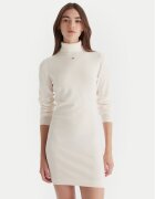 Tommy Jeans Rochie tricotată Ess DW0DW21958 Écru Slim Fit
