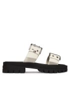 Tommy Jeans Şlapi Tjw Buckle Straps Sandal EN02966 Écru