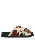 Tommy Jeans Şlapi Tjw Comfort Slides Calf Hair EN0EN02941
