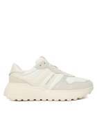 Tommy Jeans Sneakers Tjw Cleated Runner Suede Mix EN0EN02921 Écru
