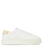 Tommy Jeans Sneakers Tjw Flatform Canvas Sneaker EN0EN02792 Écru
