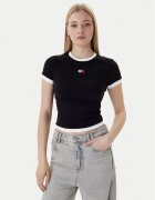 Tommy Jeans Tricou Badge DW0DW22575 Slim Fit