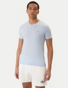 Tommy Jeans Tricou DM0DM20363 Albastru celest Slim Fit
