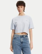 Tommy Jeans Tricou DW0DW20324 Albastru celest Relaxed Fit