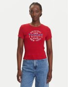 Tommy Jeans Tricou DW0DW21421 Slim Fit