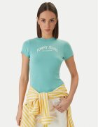 Tommy Jeans Tricou DW0DW22302 Slim Fit
