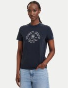 Tommy Jeans Tricou Heritage Logo DW0DW22816 Regular Fit