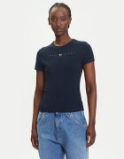 Tommy Jeans Tricou Linear DW0DW21422 Slim Fit