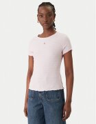 Tommy Jeans Tricou Smock Seersucker DW0DW22219 Slim Fit