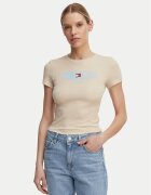 Tommy Jeans Tricou Wavy Flag DW0DW22272 Slim Fit