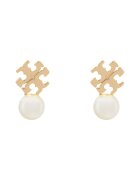 Tory Burch Cercei LOGO AND PEARL STUD EARRINGS 184421