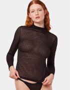 Triumph Bluză Signature Sheer Shirt 10216862 Slim Fit