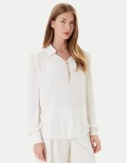 TWINSET Bluză 252TP2291 Écru Relaxed Fit