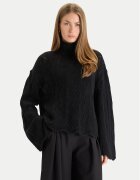 TWINSET Bluză cu gât 252TT3424 Relaxed Fit