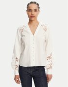TWINSET Cămașă 251TT2333 Écru Regular Fit