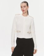 TWINSET Cardigan 241TP3111 Écru Regular Fit