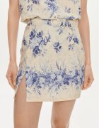 TWINSET Fustă tip creion 241TT2425 Écru Regular Fit