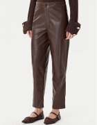 TWINSET Pantaloni din imitație de piele 252TP2091 Straight Fit