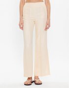 TWINSET Pantaloni din material 231TT2776 Écru Regular Fit