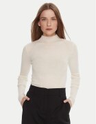 TWINSET Pulover 252TT3111 Écru Slim Fit