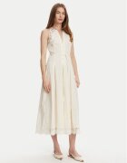 TWINSET Rochie cocktail 251TT2090 Écru Regular Fit
