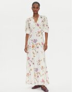 TWINSET Rochie de vară 251TP2770 Écru Slim Fit