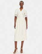 TWINSET Rochie de zi 251TT2091 Écru Loose Fit