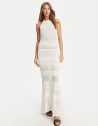 TWINSET Rochie tricotată 251TT3105 Écru Slim Fit
