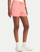 Under Armour Pantaloni scurți sport Rival Fleece Short 1382723 Roz Loose Fit