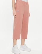 Under Armour Pantaloni trening Ua Rival Terry Crop Wide Leg 1382737-696 Loose Fit