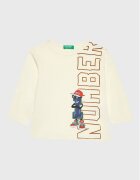 United Colors Of Benetton Bluză 3VR5G106B Écru Regular Fit