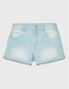 United Colors Of Benetton Pantaloni scurți de blugi 4XA2C9010 Albastru celest Regular Fit